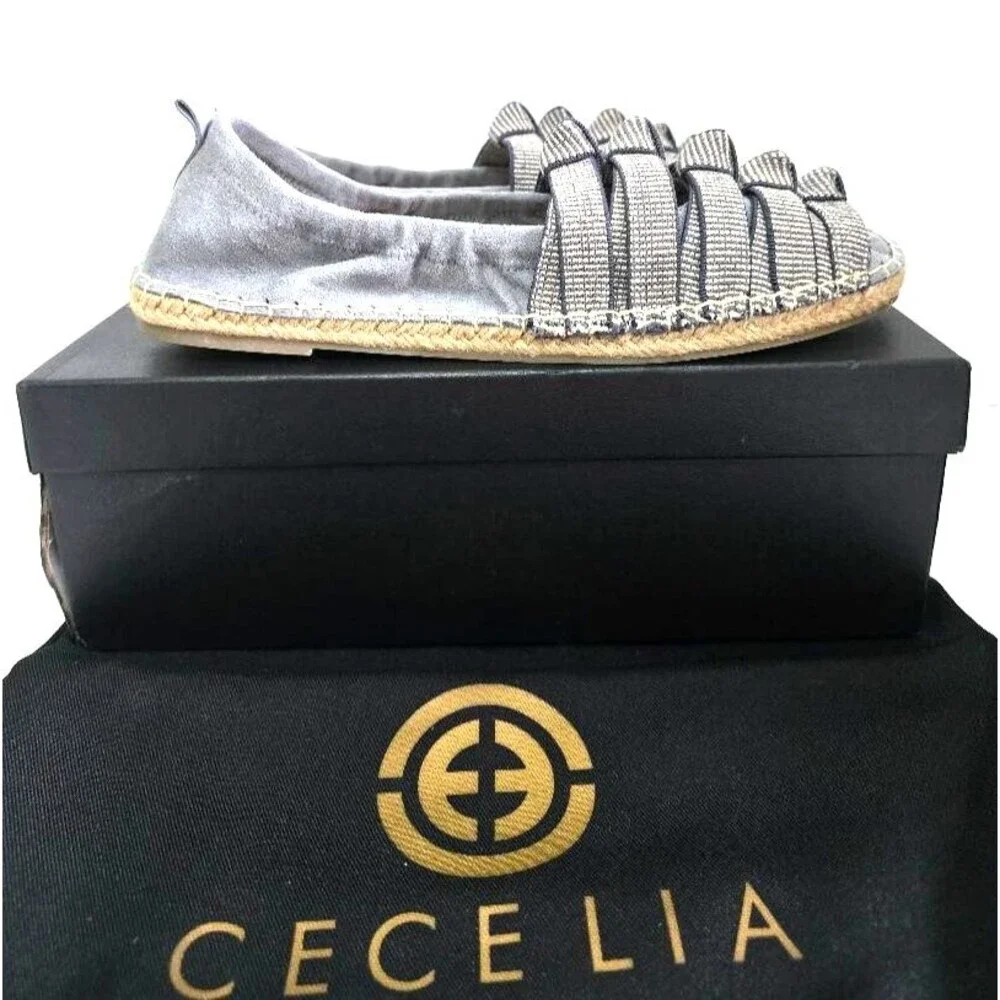 Cecelia New York Candice Blue Jeans Slip On  Casual Loafers Women's Size 8.5 NIB